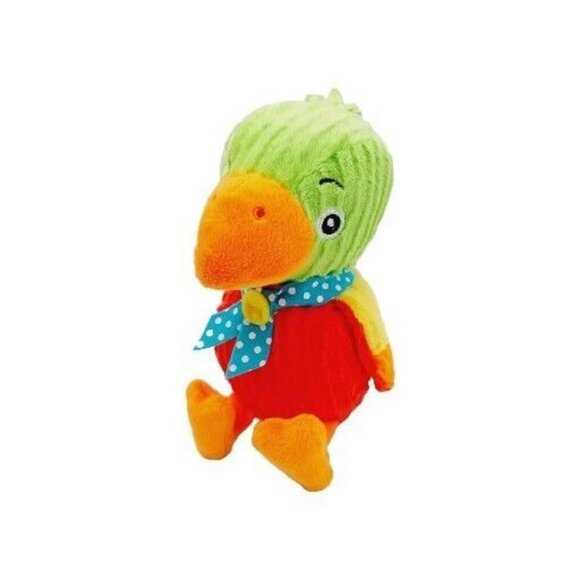 Monkeez & Friends Parrot Bird Plush Stuffed Animal Multi-colored  7" - Picture 1 of 7